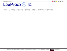 Tablet Screenshot of leoproex.com